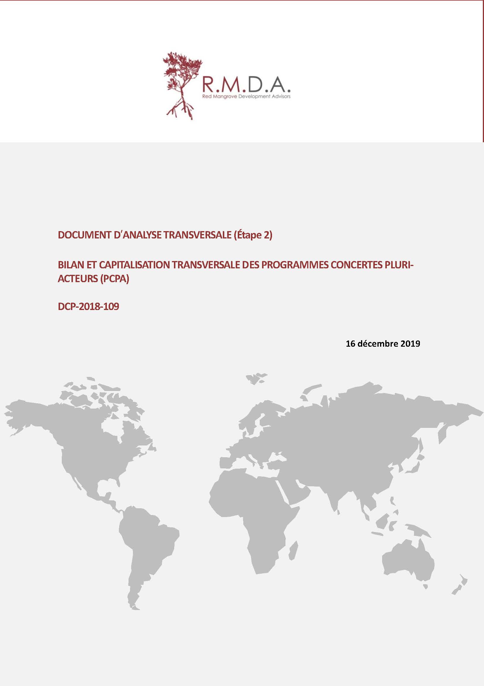 Couv DOCUMENT D’ANALYSE TRANSVERSALE (Étape 2)